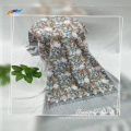Элегантный женский шарф из полиэстера с цветочной вышивкой
